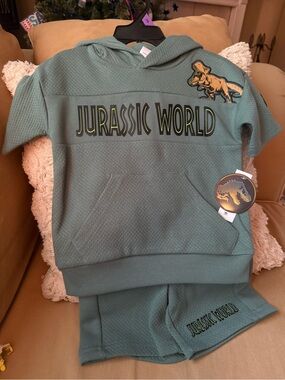 Kids Matching Jurrasic World Dinosaur Outfit